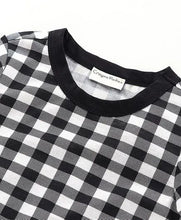 Load image into Gallery viewer, CrayonFlakes Soft and comfortable Checkered Printed Tshirt
