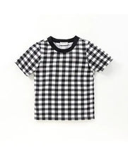 Load image into Gallery viewer, CrayonFlakes Soft and comfortable Checkered Printed Tshirt