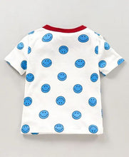 Load image into Gallery viewer, CrayonFlakes Soft and comfortable Smileys Printed Tshirt