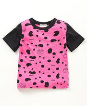 Load image into Gallery viewer, CrayonFlakes Soft and comfortable Animal Print Tshirt - Pink