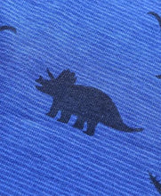 Load image into Gallery viewer, CrayonFlakes Soft and comfortable Dinosaur Printed Tshirt - Blue