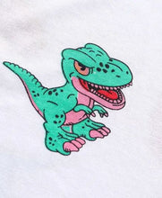 Load image into Gallery viewer, CrayonFlakes Soft and comfortable Dinosaur Printed Tshirt - Offwhite