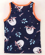 Load image into Gallery viewer, CrayonFlakes Soft and comfortable Monkeys Printed Tshirt - Navy