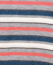 Load image into Gallery viewer, CrayonFlakes Soft and comfortable Striped Printed Tshirt - Grey