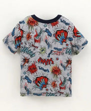 Load image into Gallery viewer, CrayonFlakes Soft and comfortable Fire Crackers Printed Tshirt - Grey