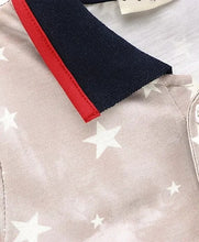 Load image into Gallery viewer, Star Printed Polo T-shirt - Beige