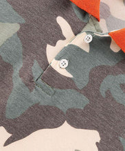 Load image into Gallery viewer, Camouflage Printed Polo T-shirt