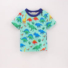 Load image into Gallery viewer, Dinosaurs Printed Half Sleeves Tshirt