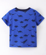 Load image into Gallery viewer, Dinosaur Printed Half Sleeves Tshirt