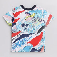 Load image into Gallery viewer, CrayonFlakes Soft and comfortable Beach Painting Tshirt