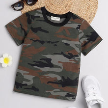 Load image into Gallery viewer, CrayonFlakes Soft and comfortable Camouflage Printed Tshirt