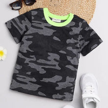 Load image into Gallery viewer, CrayonFlakes Soft and comfortable Camouflage Printed Tshirt