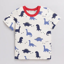 Load image into Gallery viewer, CrayonFlakes Soft and comfortable Dinosaur Printed Tshirt
