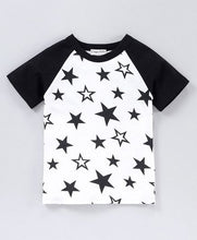 Load image into Gallery viewer, CrayonFlakes Soft and comfortable Stars Printed Tshirt