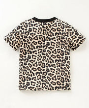 Load image into Gallery viewer, CrayonFlakes Soft and comfortable Leopard Printed Tshirt