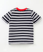 Load image into Gallery viewer, CrayonFlakes Soft and comfortable Striped Printed Tshirt
