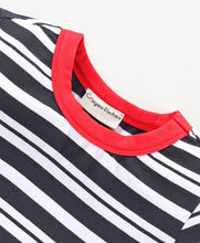 Load image into Gallery viewer, CrayonFlakes Soft and comfortable Striped Printed Tshirt