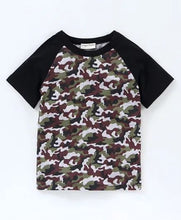 Load image into Gallery viewer, CrayonFlakes Soft and comfortable Camouflage Printed Tshirt