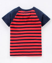Load image into Gallery viewer, CrayonFlakes Soft and comfortable Striped Printed Tshirt