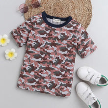 Load image into Gallery viewer, CrayonFlakes Soft and comfortable Camouflage Printed Tshirt