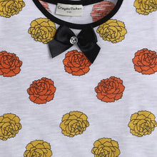 Load image into Gallery viewer, CrayonFlakes Soft and comfortable Floral Printed Bow Top