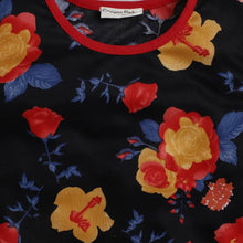 Load image into Gallery viewer, CrayonFlakes Soft and comfortable Floral Printed Top - Black