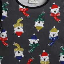 Load image into Gallery viewer, CrayonFlakes Soft and comfortable Bear Printed Sleeves Frill Top