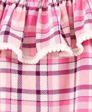 Load image into Gallery viewer, CrayonFlakes Soft and comfortable Strap Cold Shoulder Checkered Printed Top