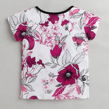 Load image into Gallery viewer, CrayonFlakes Soft and comfortable Floral Printed Top - Offwhite