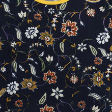 Load image into Gallery viewer, CrayonFlakes Soft and comfortable Floral Printed Top - Navy