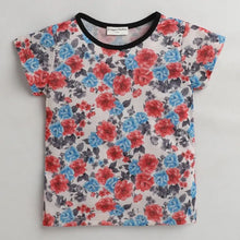 Load image into Gallery viewer, CrayonFlakes Soft and comfortable Floral Printed Top - Offwhite
