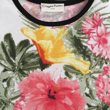 Load image into Gallery viewer, CrayonFlakes Soft and comfortable Floral Printed Top - Offwhite