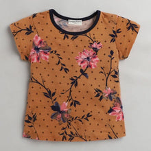 Load image into Gallery viewer, CrayonFlakes Soft and comfortable Floral Printed Top - Yellow