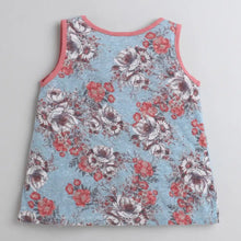 Load image into Gallery viewer, CrayonFlakes Soft and comfortable Floral Printed Sleeveless Top