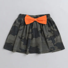 Load image into Gallery viewer, CrayonFlakes Soft and comfortable Camouflage Printed Skirt