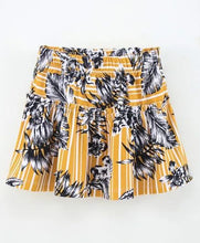 Load image into Gallery viewer, CrayonFlakes Soft and comfortable Striped Floral Printed Skirt