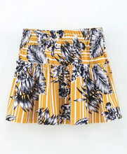 Load image into Gallery viewer, CrayonFlakes Soft and comfortable Striped Floral Printed Skirt