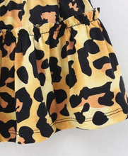 Load image into Gallery viewer, CrayonFlakes Soft and comfortable Animal Print Skirt - Yellow