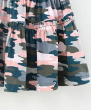 Load image into Gallery viewer, CrayonFlakes Soft and comfortable Camouflage Printed Skirt - Green