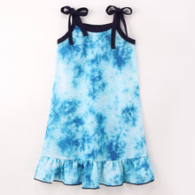 Load image into Gallery viewer, Tie and Dye Bottom Frill Straped Nighty