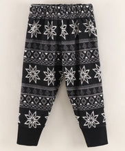 Load image into Gallery viewer, Jacquard Polar Fleece Jogger - Black