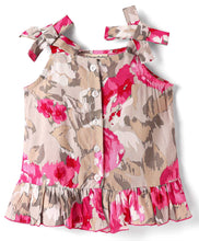 Load image into Gallery viewer, Floral Printed Frilled Top Short Set
