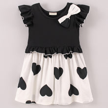 Load image into Gallery viewer, Hearts Frilled with Bow Dress