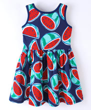 Load image into Gallery viewer, Watermelon Printed Sleeveless Dress