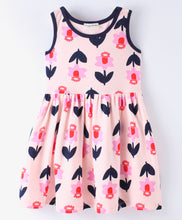 Load image into Gallery viewer, Flowers Printed Sleeveless Dress