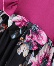 Load image into Gallery viewer, Frilled Floral Full Sleeves Dress
