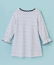 Load image into Gallery viewer, Polka Printed Frilled Full Sleeves Dress