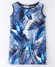Load image into Gallery viewer, Leaves Printed Straight Sleeveless Dress