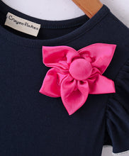 Load image into Gallery viewer, Floral Printed Color Block Frilled Dress