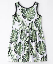 Load image into Gallery viewer, Leaves Printed Sleeveless Dress
